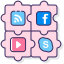 Sozialen Medien icon