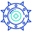 Spiked Round Shield icon