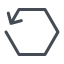 rechargement hexagonal icon