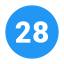 28 círculos icon