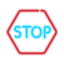 Stoppschild icon