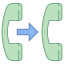 Trasferimento di chiamata icon