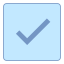 Ausgefüllte Checkbox icon