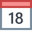 Calendário 18 icon