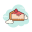 Tarta de queso con fresas icon