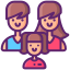 가족 남성 여성 icon