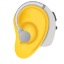 補聴器付きの耳 icon