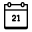 Calendar 21 icon
