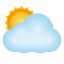 Солнце за облаком icon