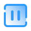 Pause Squared icon