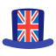 Großbritannien-Flagge-Hut icon