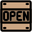 Open Sign icon