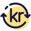 Krone de câmbio icon