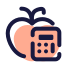 Gesunder Nahrungsmittelkalorien-Rechner icon