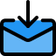 Save and download email icon