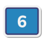 6  в закрашенном квадрате icon