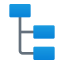 Stacked Organizational Chart icon