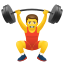 Man Lifting Weights icon