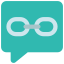 messages-liés-externes-et-communication-plat-plat-juicy-fish icon