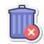 Delete Trash icon