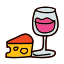 Comida y vino icon