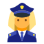 警察-女性-皮肤类型-2 icon