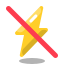 Flash desligado icon