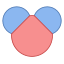 Molécula de H2o icon