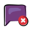 Delete Message icon
