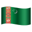 emoji del Turkmenistan icon