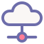 Cloud computing icon