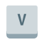 V Key icon