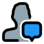 Device online messenger for chatting and texting icon