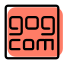 GOG a digital distribution platform for video games and films icon