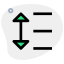 Text line spacing gap document-format alignment tool icon