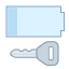 Batterie des Schlüsselanhängers schwach icon