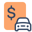 Préstamo de automóvil icon