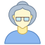 Пожилая женщина тип кожи 1 и 2 icon