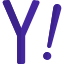 Yahoo! an American web services provider owned by Verizon icon