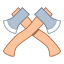 axes croisés icon