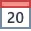 Calendário 20 icon