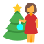 Decorating Christmas Tree icon