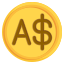 Dólar australiano icon