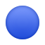 Blauer-Kreis-Emoji icon