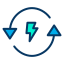 電気トライアングルサイン icon