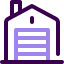 Storage warehouse icon