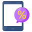 Mobile Discount Chat icon