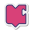 块粉红色 icon