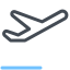 Flugzeug Abflug icon