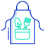 Gardening Apron With Tools icon